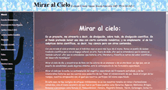 Desktop Screenshot of miraralcielo.com